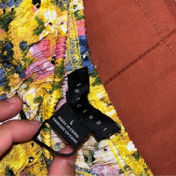 NWT SANCTUARY Easy Smock Square Neck Dress In Sweet & Sour Women’s size Large - Picture 8 of 10